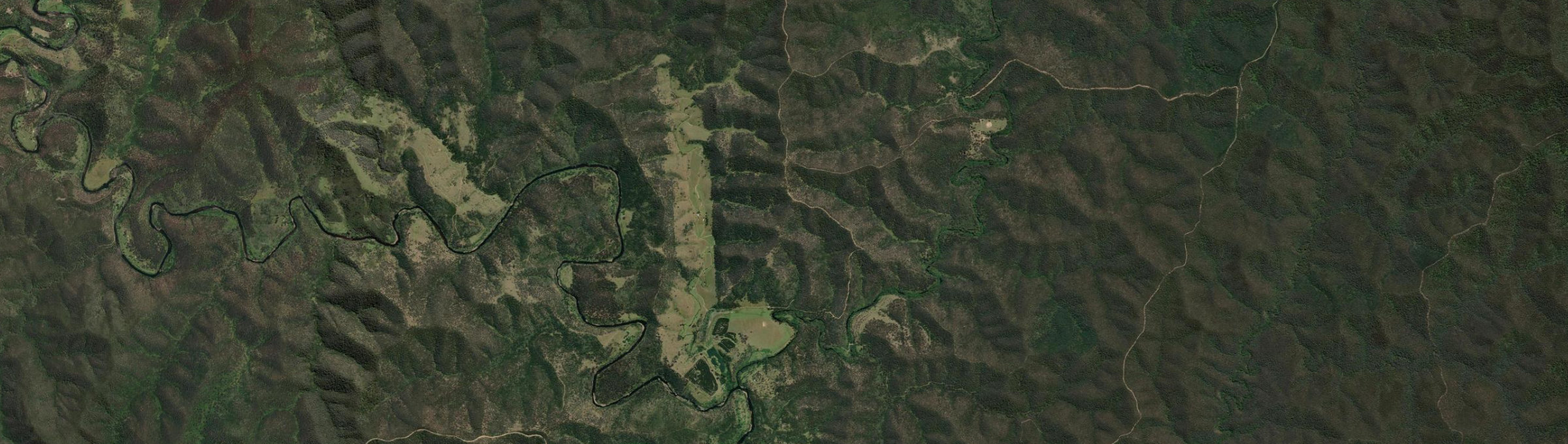 Aerial view of Tabberabbera, VIC