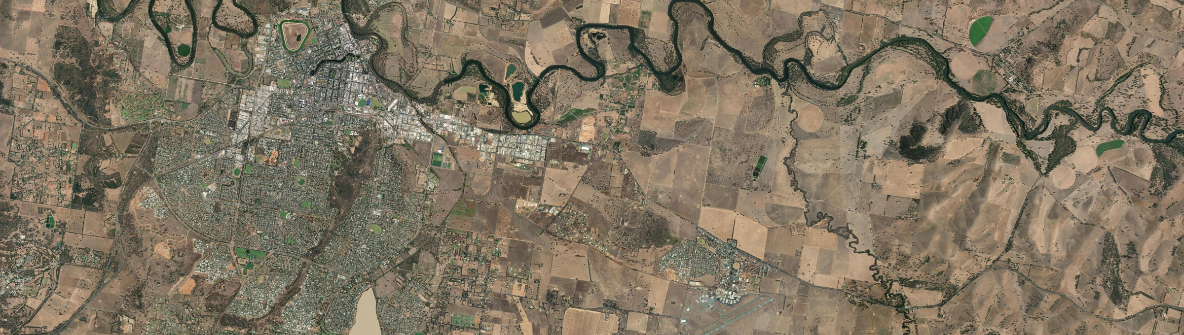 Aerial view of Gumly Gumly, NSW