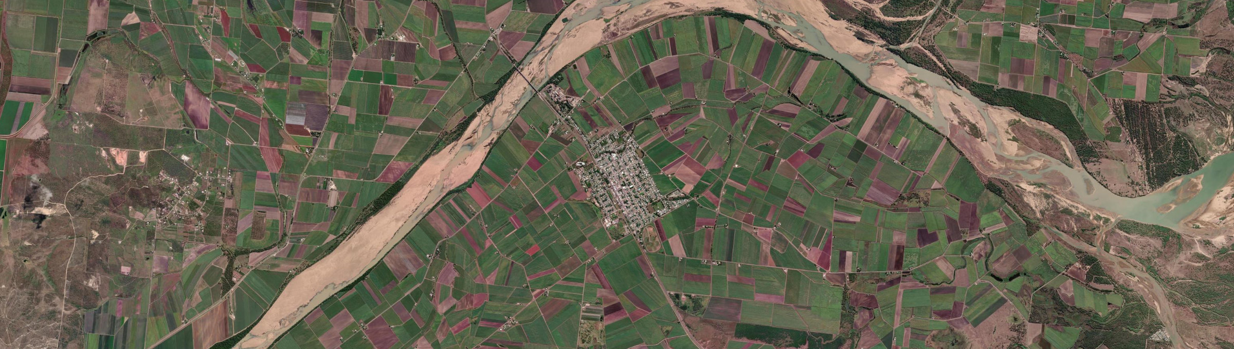 Aerial view of Home Hill, QLD