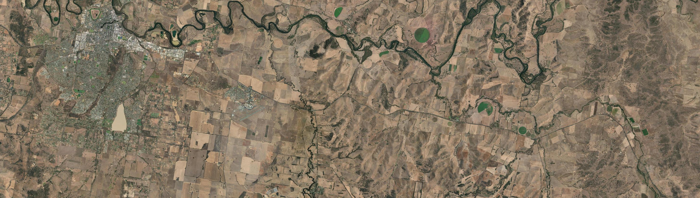 Aerial view of Alfredtown, NSW