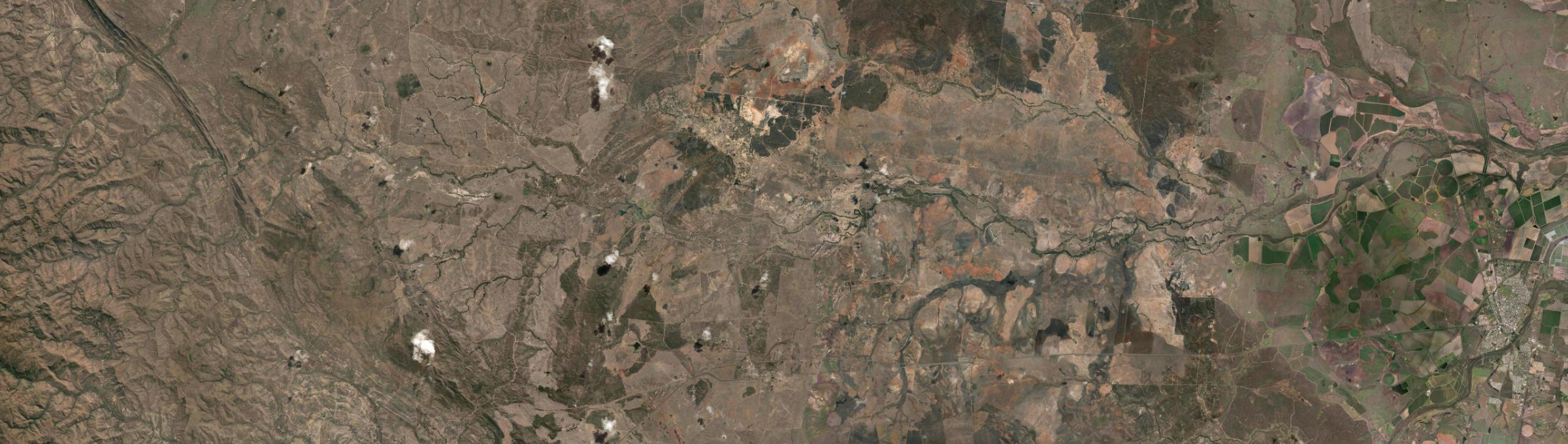 Aerial view of Sapphire Central, QLD