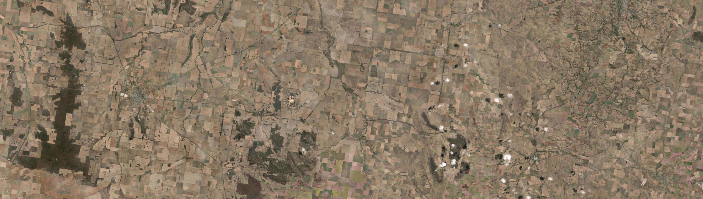 Aerial view of Stockinbingal, NSW