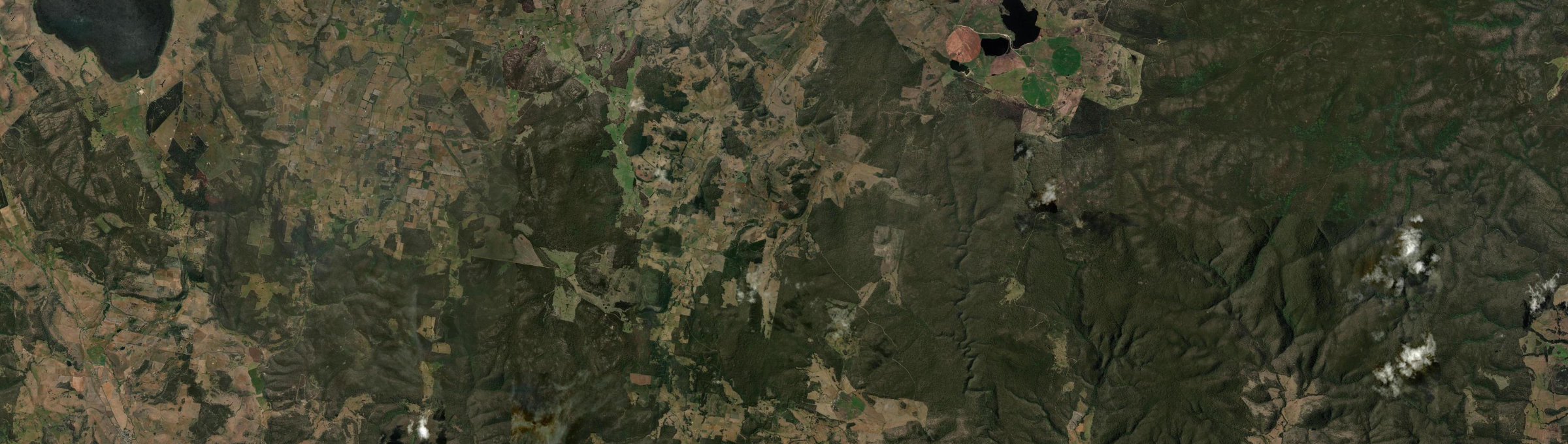 Aerial view of Woodsdale, TAS