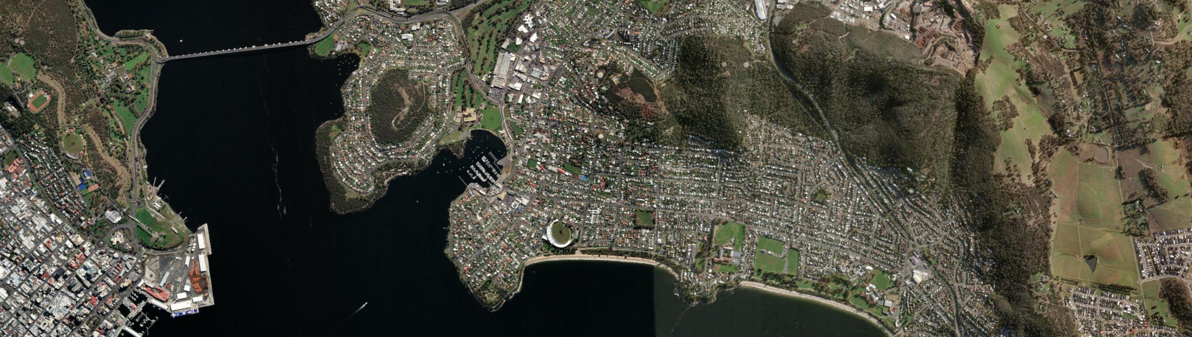 Aerial view of Bellerive, TAS
