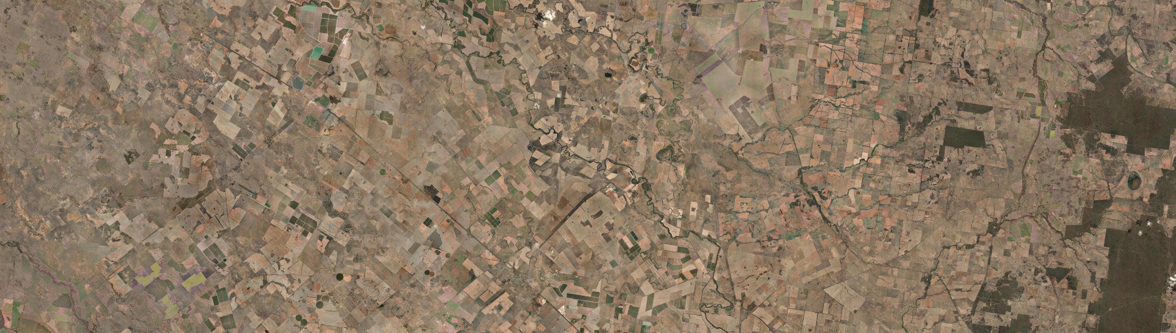 Aerial view of Gin Gin (NSW), NSW
