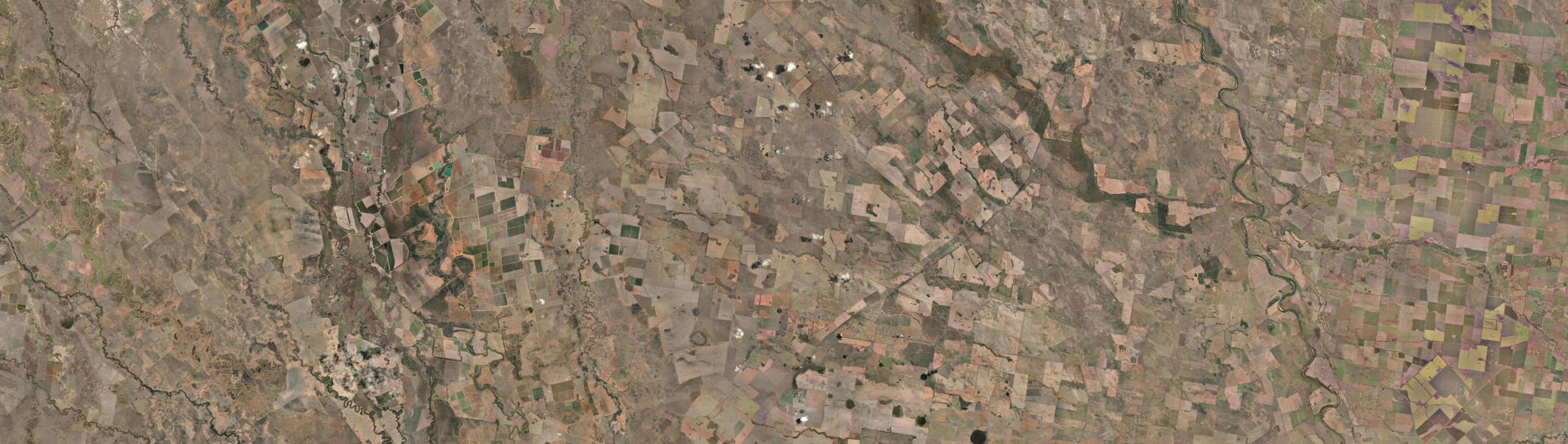 Aerial view of Bullagreen, NSW