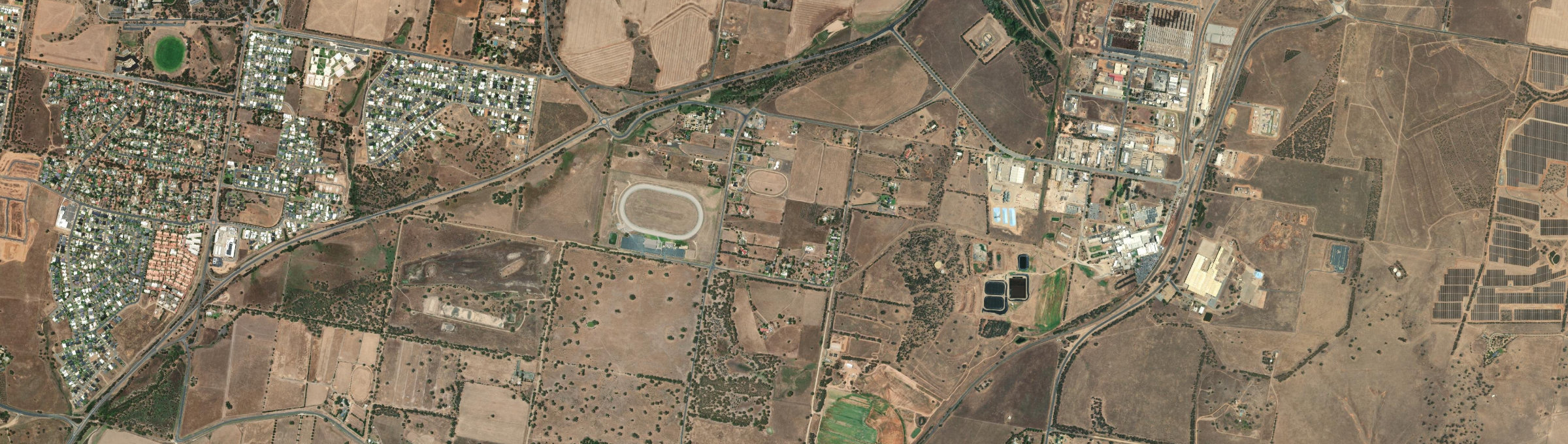 Aerial view of Cartwrights Hill, NSW