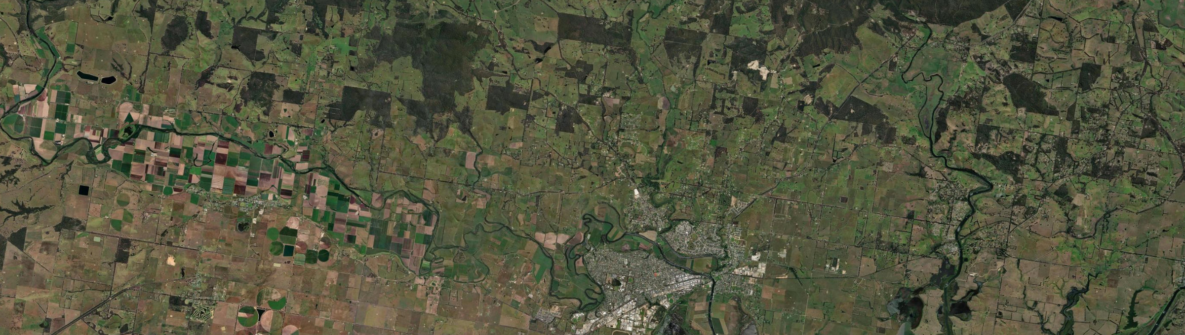 Aerial view of Wy Yung, VIC