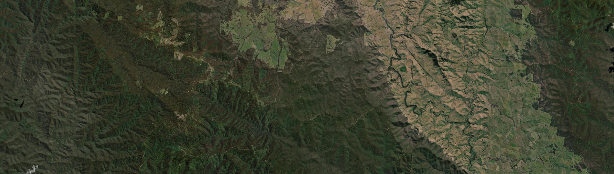 Aerial view of Brookville, VIC