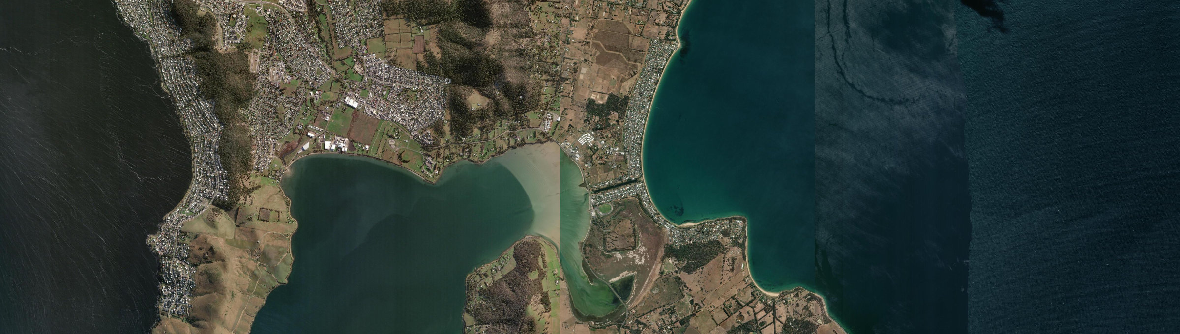 Aerial view of Lauderdale, TAS