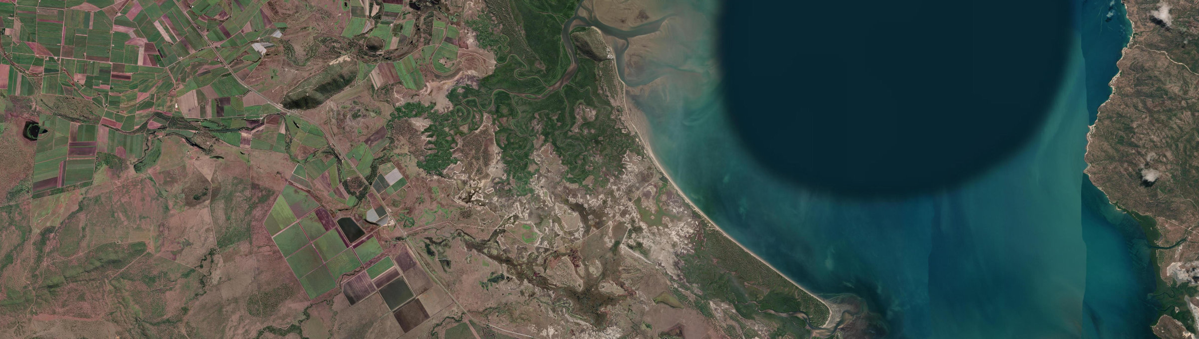 Aerial view of Wunjunga, QLD