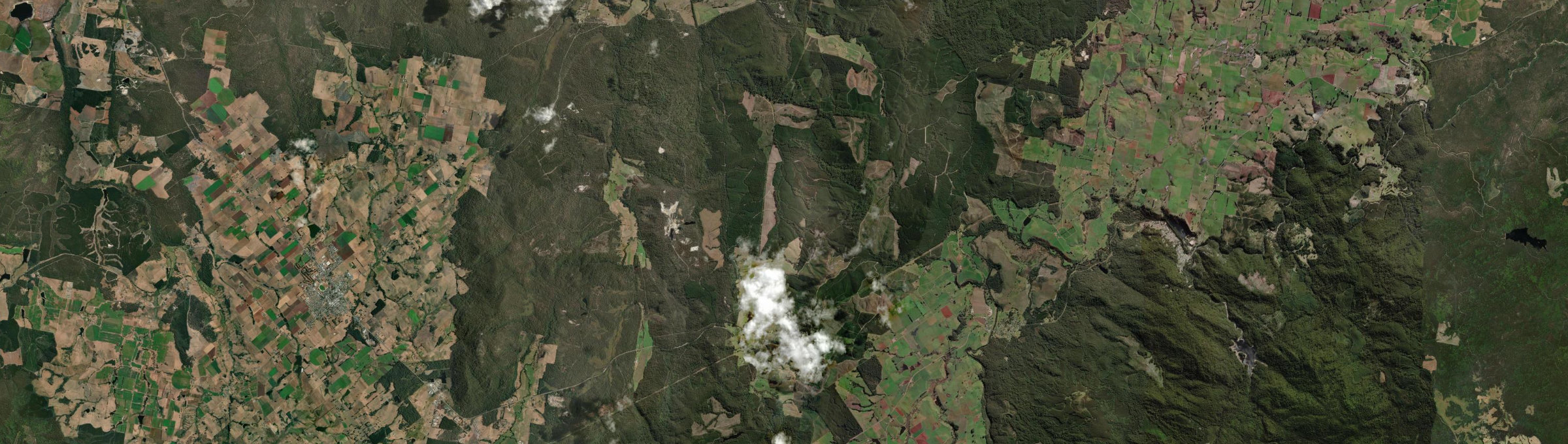 Aerial view of Kamona, TAS