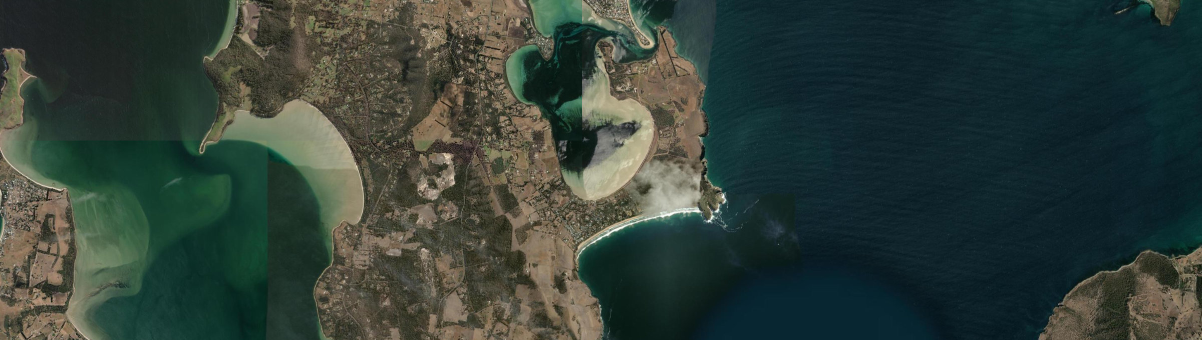 Aerial view of Clifton Beach (Tas.), TAS