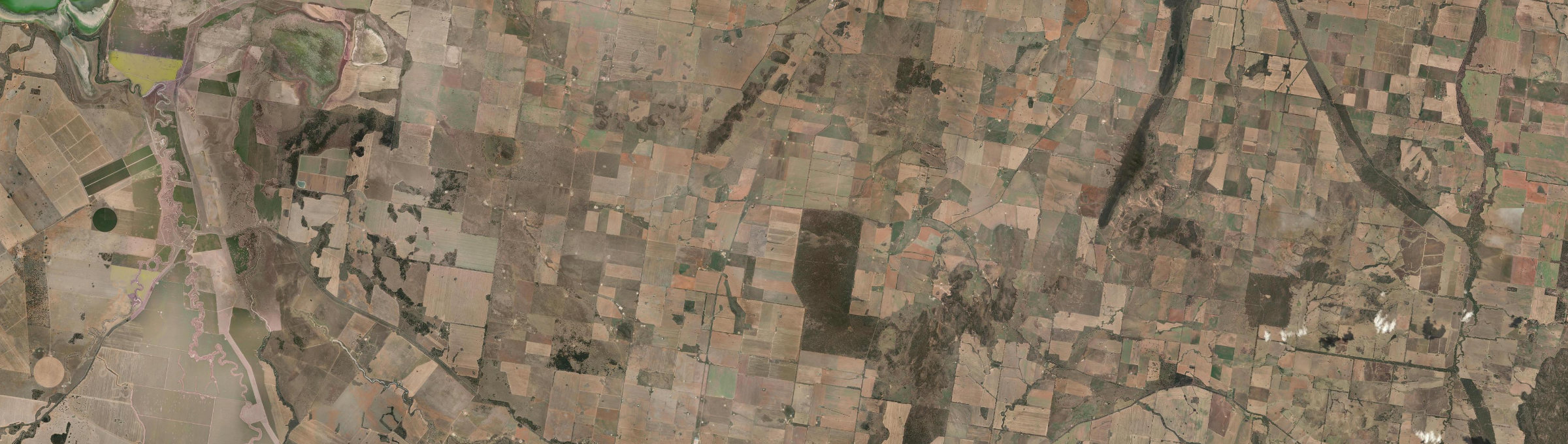 Aerial view of Pullabooka, NSW