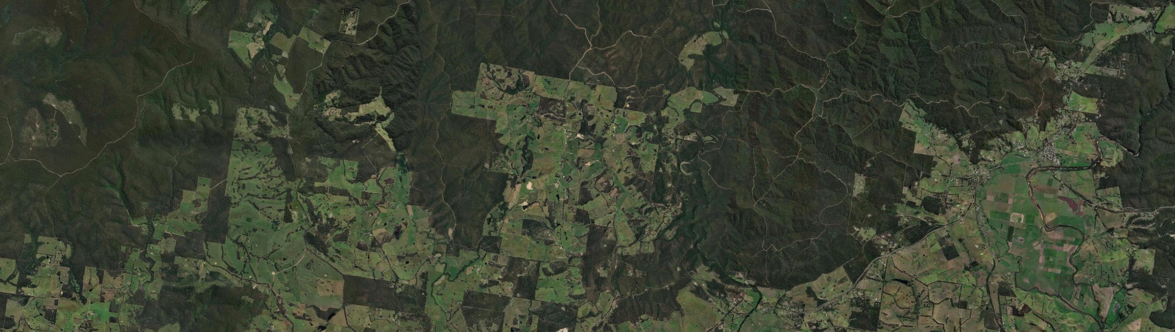 Aerial view of Clifton Creek, VIC