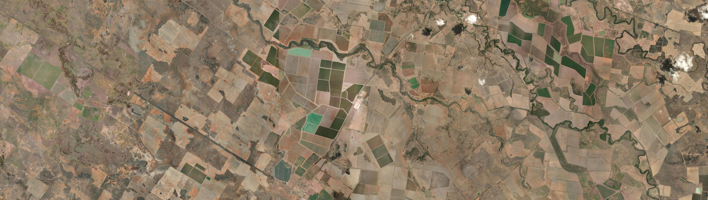 Aerial view of Snakes Plain, NSW