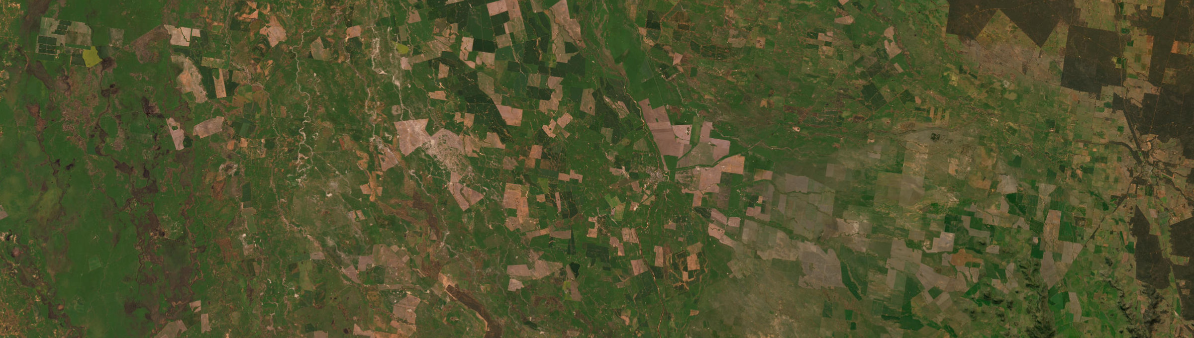 Aerial view of Coonamble, NSW