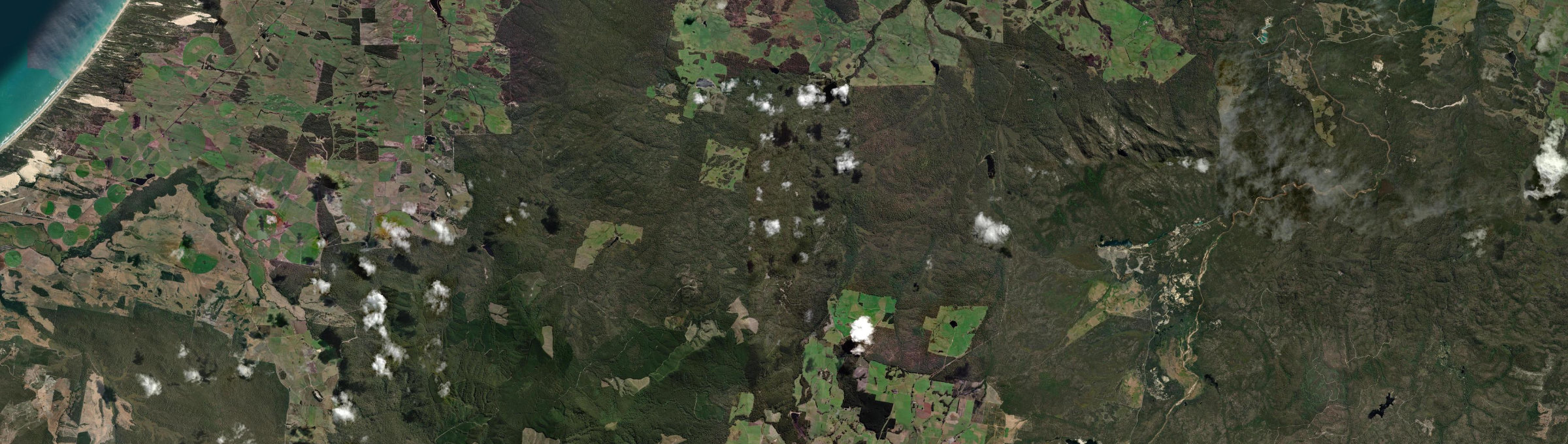 Aerial view of Banca, TAS