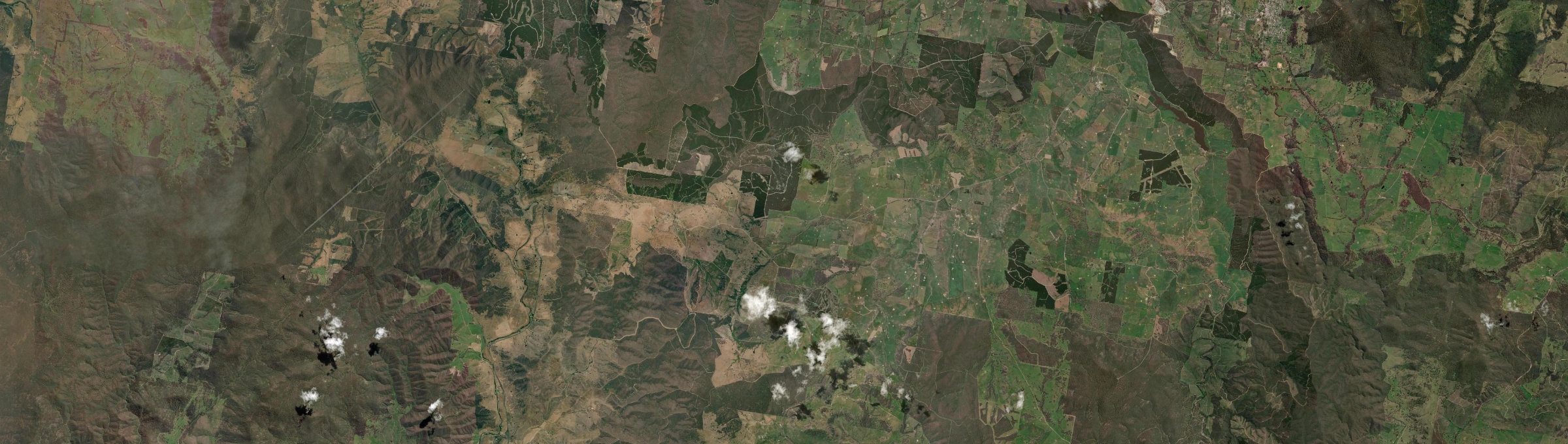 Aerial view of Munderoo, NSW