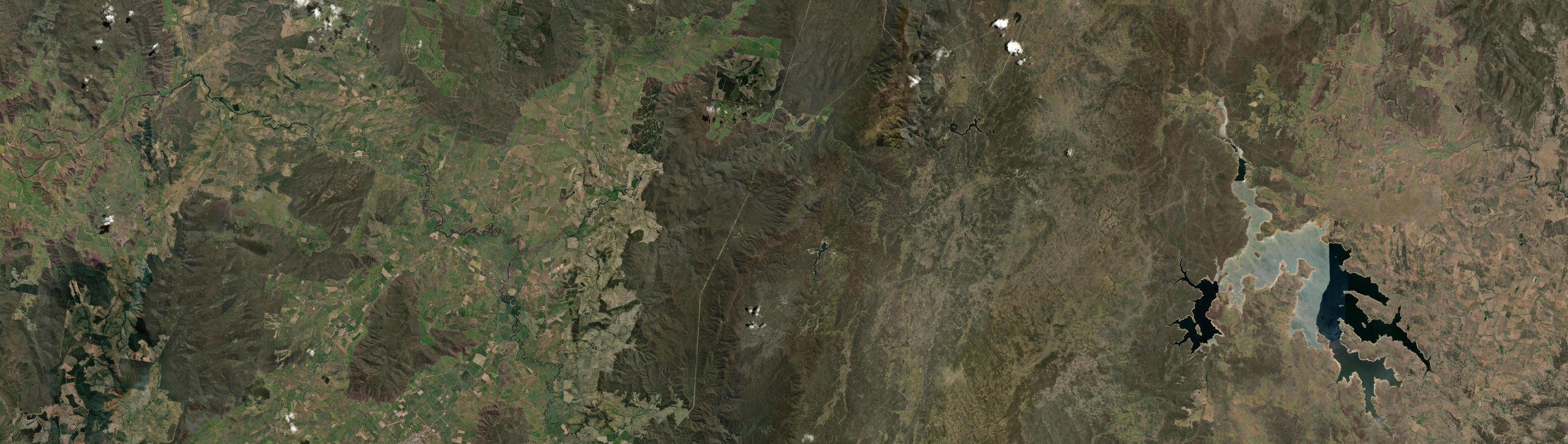 Aerial view of Jagumba, NSW