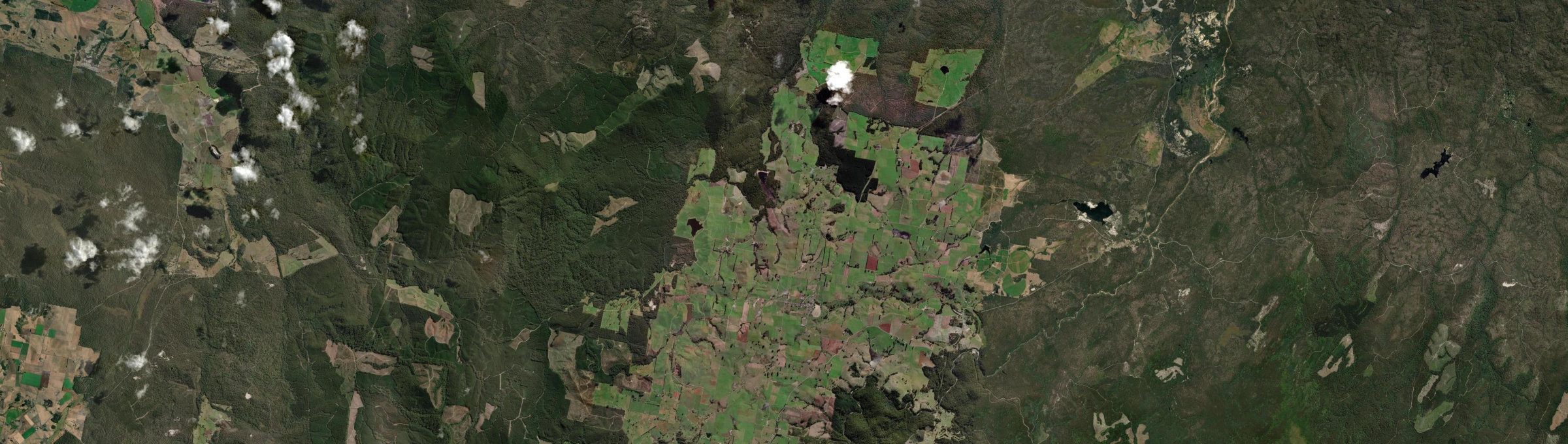 Aerial view of Winnaleah, TAS