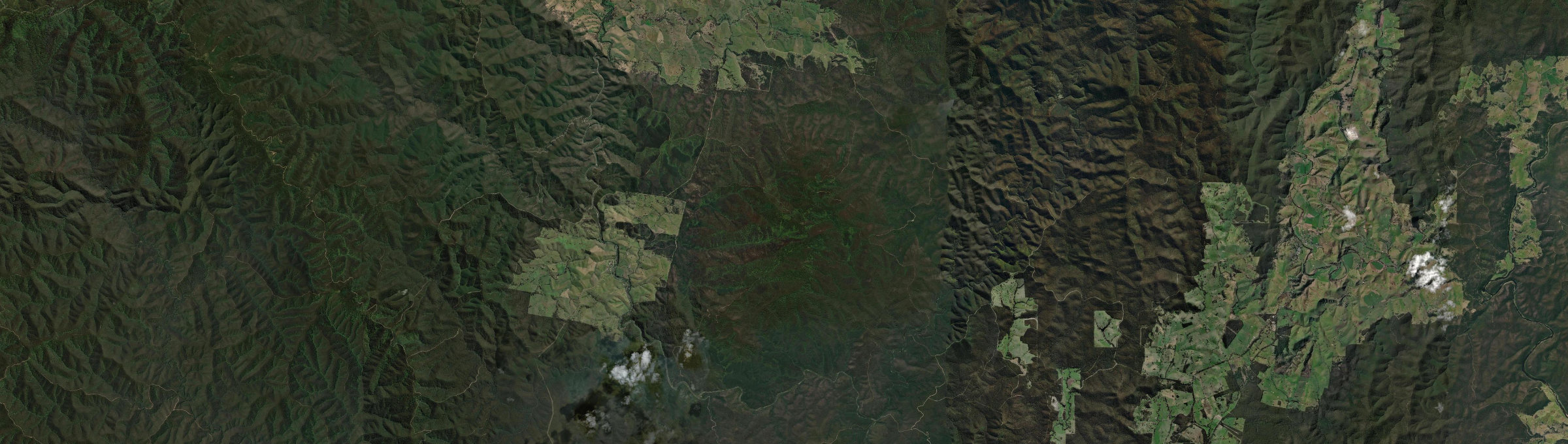 Aerial view of Timbarra (Vic.), VIC