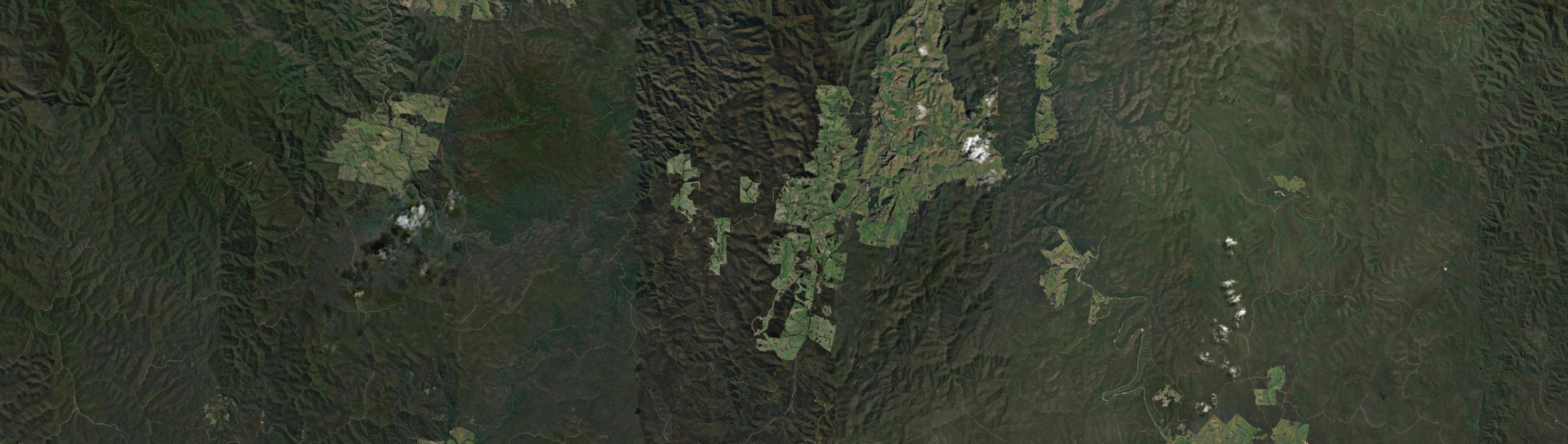 Aerial view of Buchan South, VIC