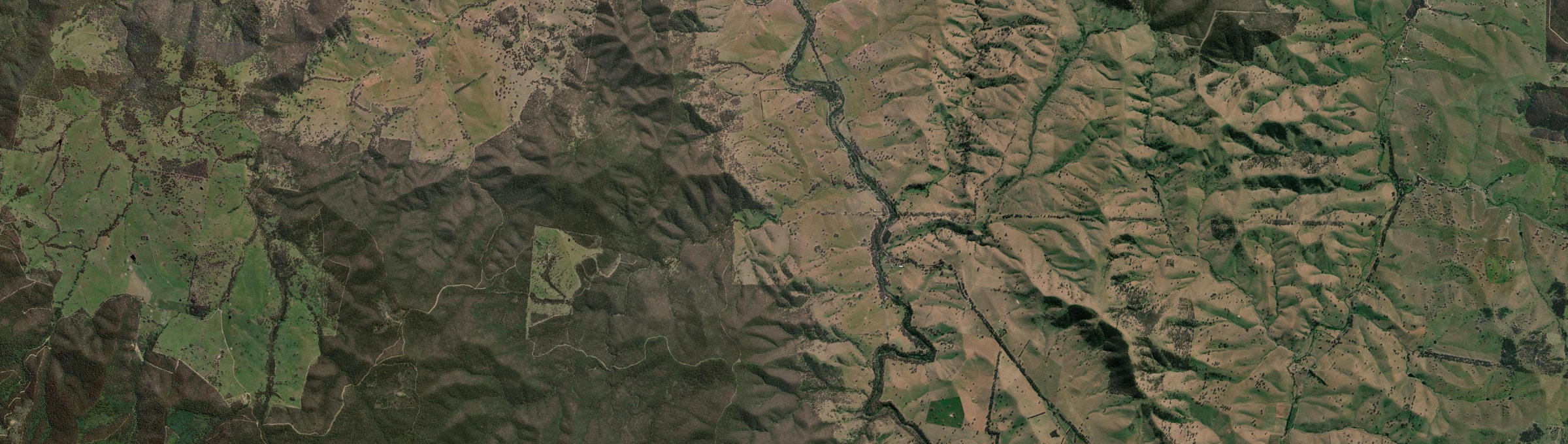 Aerial view of Doctors Flat, VIC