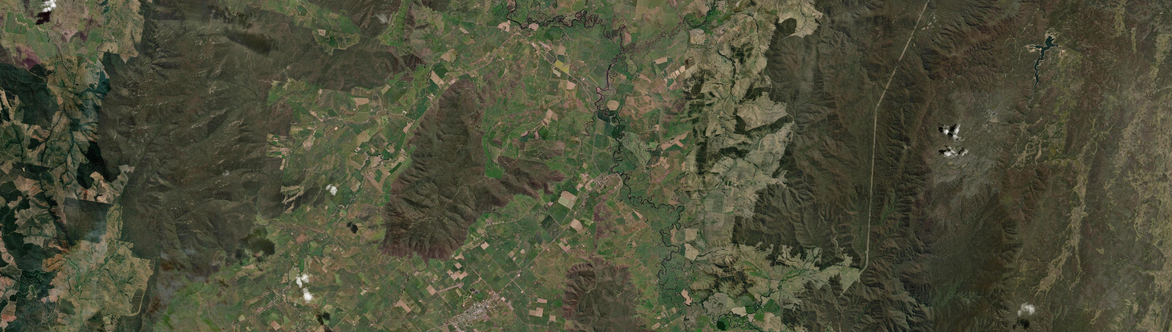 Aerial view of Towong, VIC