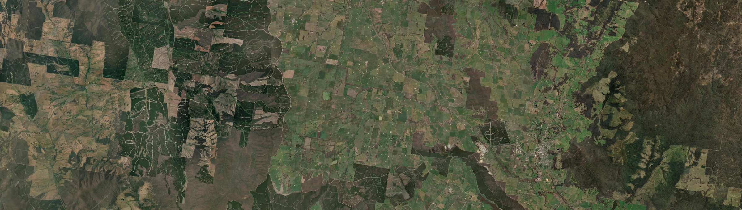 Aerial view of Glenroy (Snowy Valleys - NSW), NSW