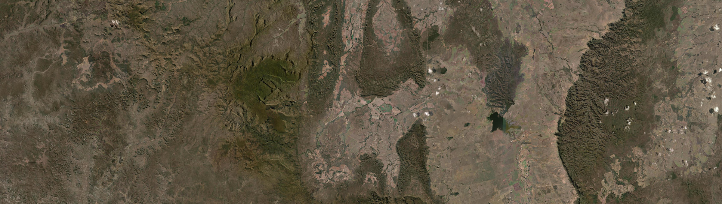 Aerial view of Rewan, QLD
