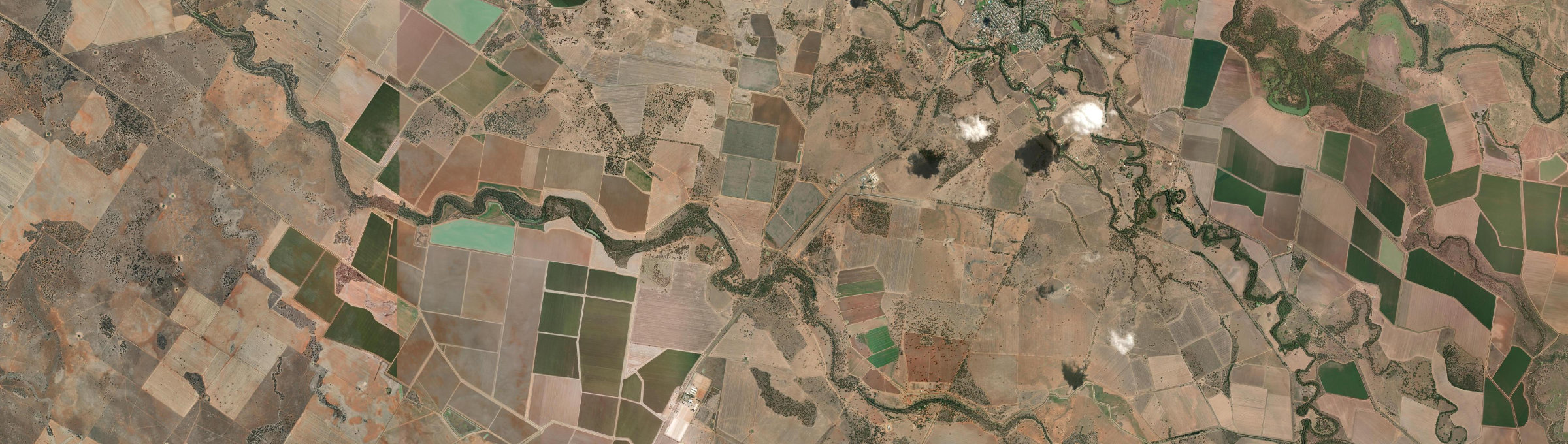 Aerial view of Red Hill (Warren - NSW), NSW