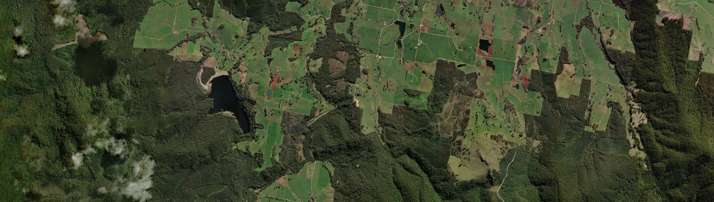 Aerial view of Talawa, TAS