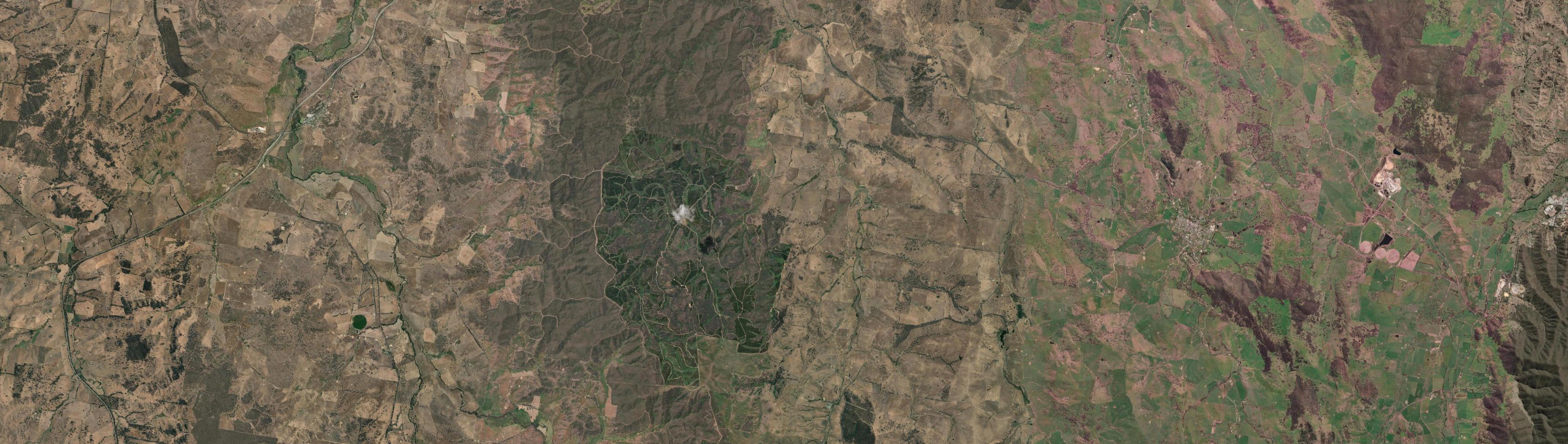 Aerial view of Ellerslie (Snowy Valleys - NSW), NSW