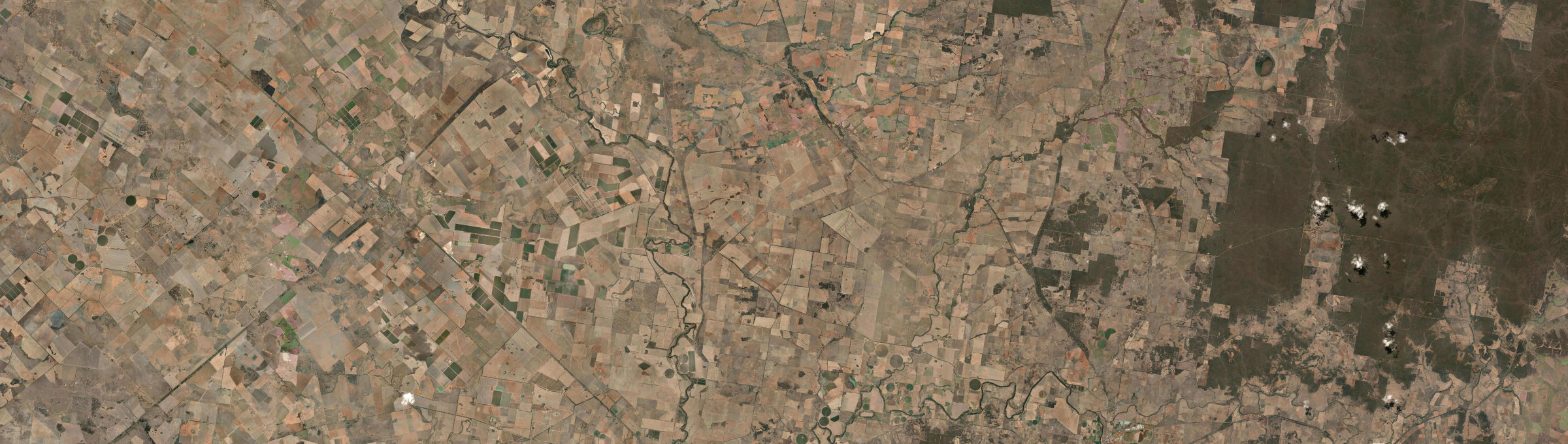 Aerial view of Burroway, NSW