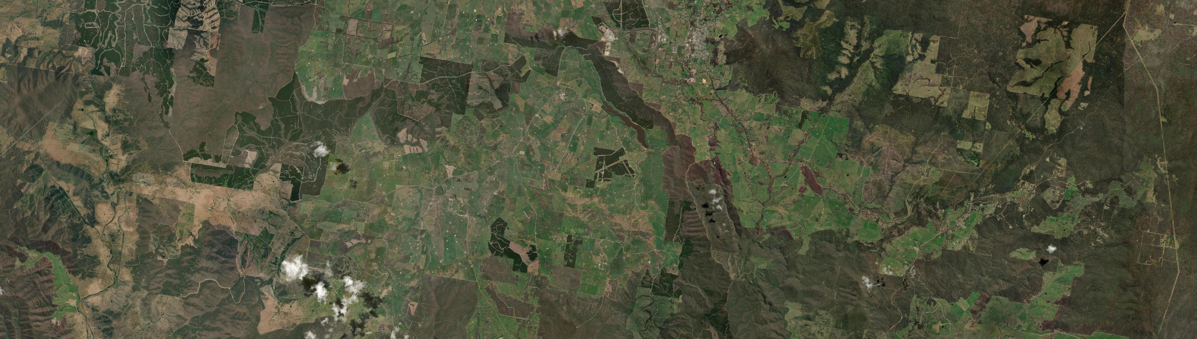 Aerial view of Mannus, NSW