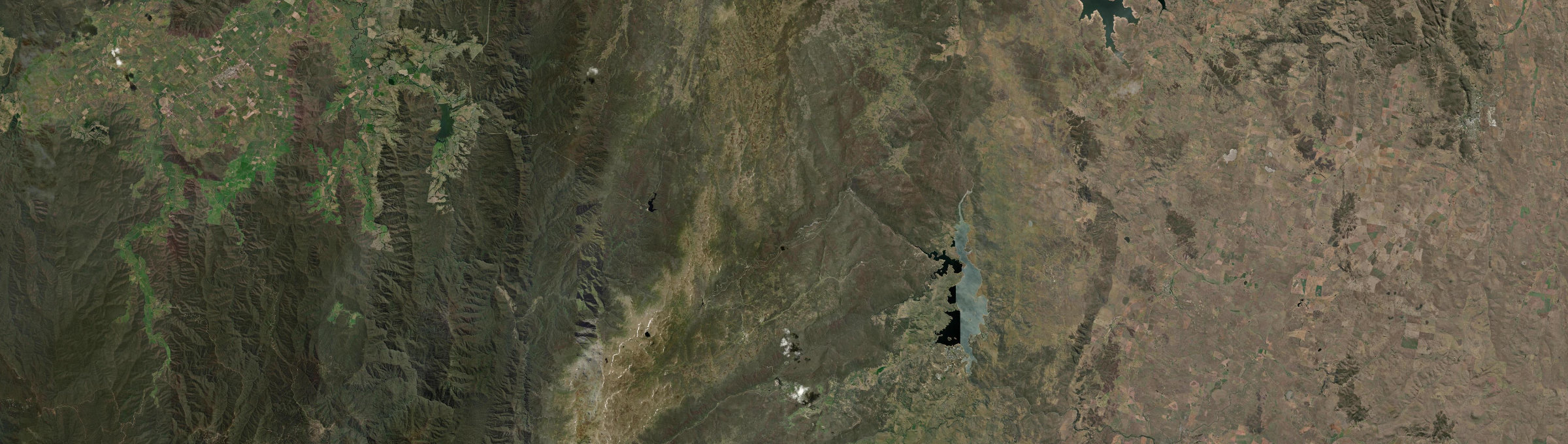 Aerial view of Burrungubugge, NSW