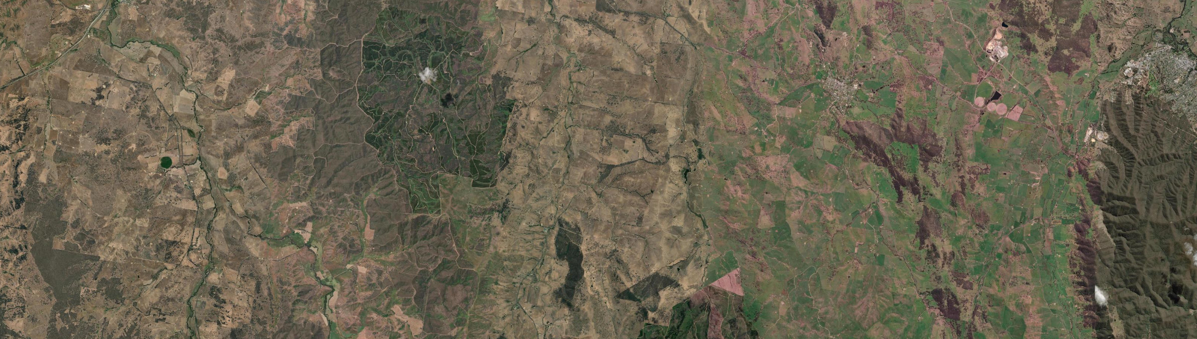 Aerial view of Darlow, NSW
