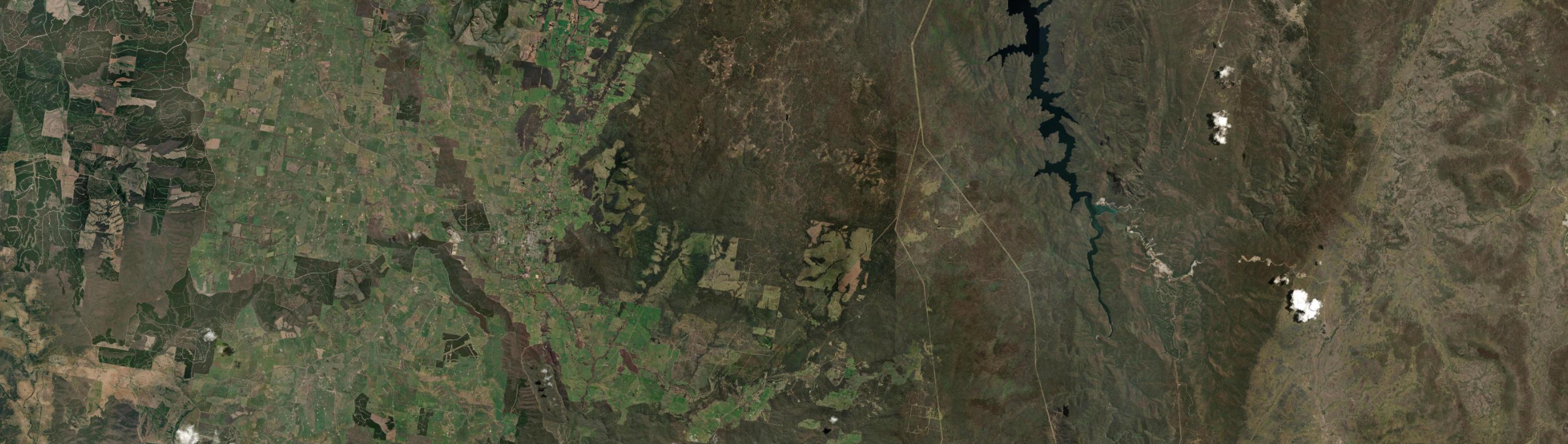 Aerial view of Paddys River (Snowy Valleys - NSW), NSW
