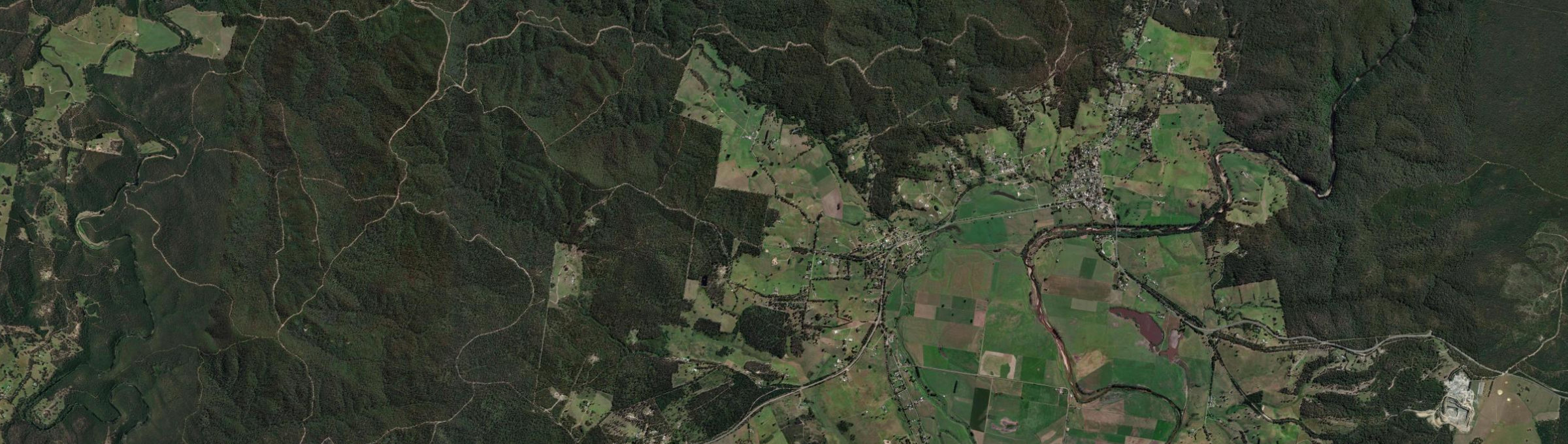 Aerial view of Wiseleigh, VIC