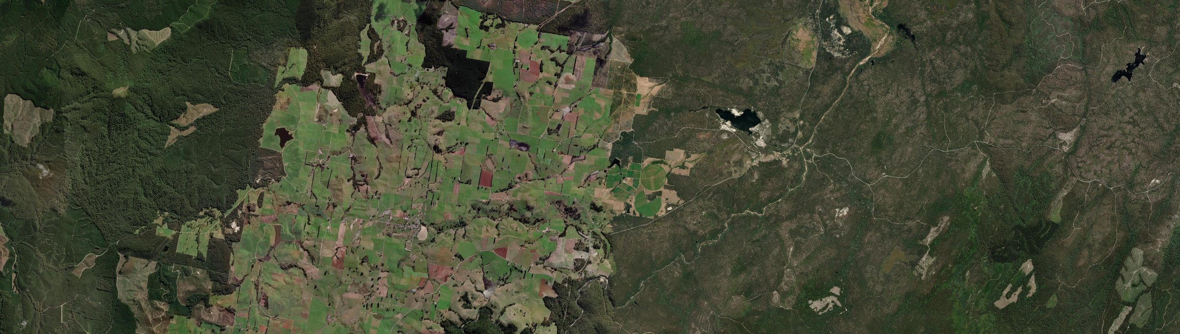 Aerial view of Herrick, TAS