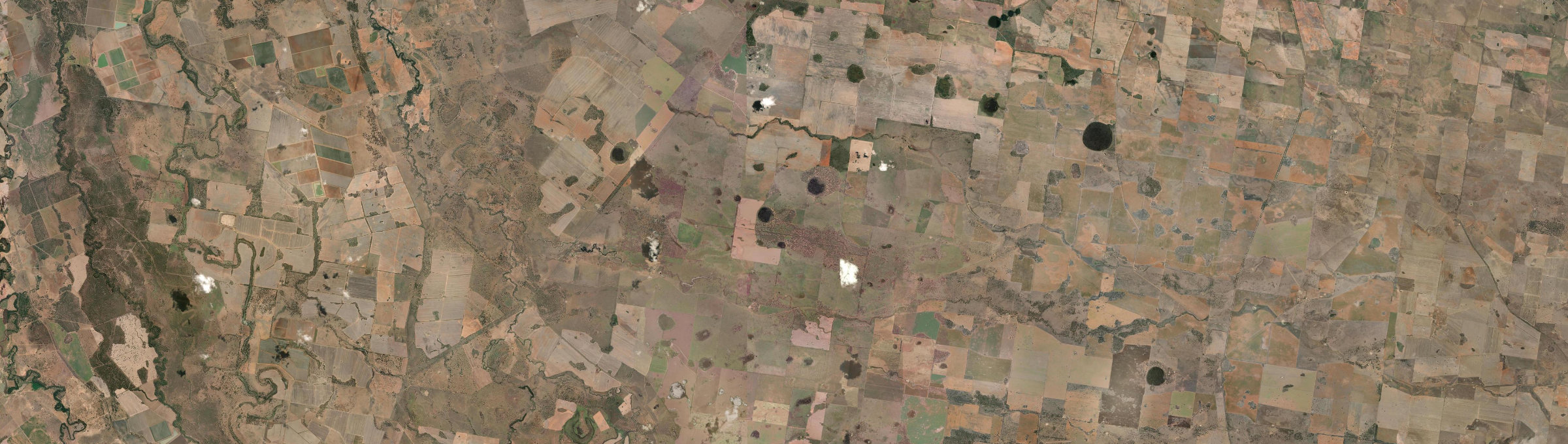 Aerial view of Pigeonbah, NSW