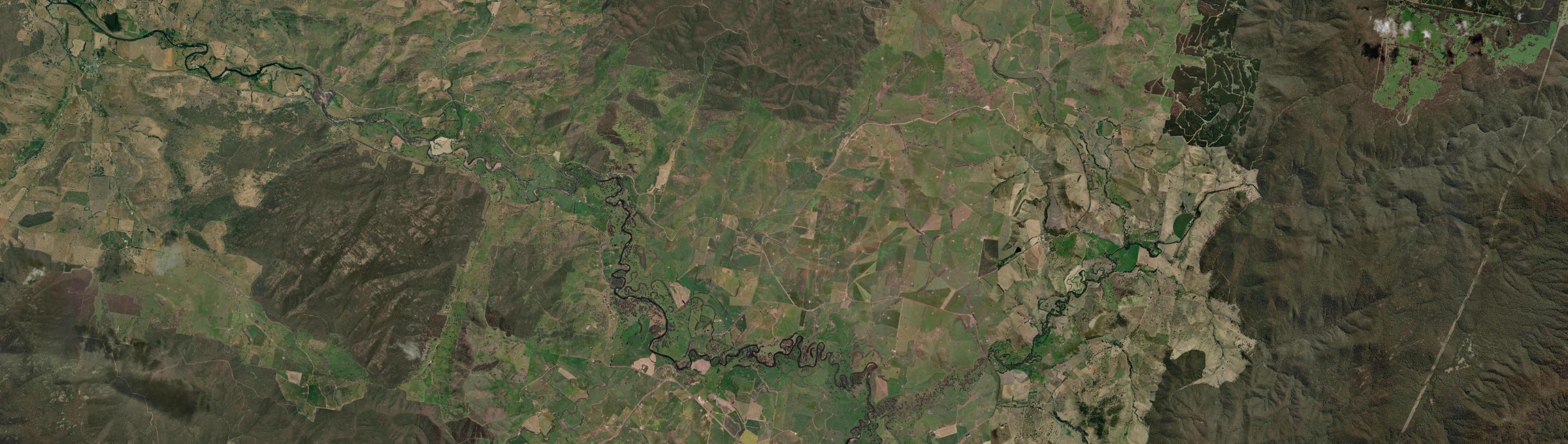 Aerial view of Welaregang, NSW