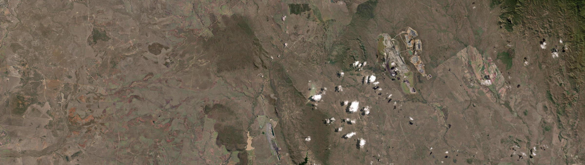 Aerial view of Elphinstone (Isaac - Qld), QLD