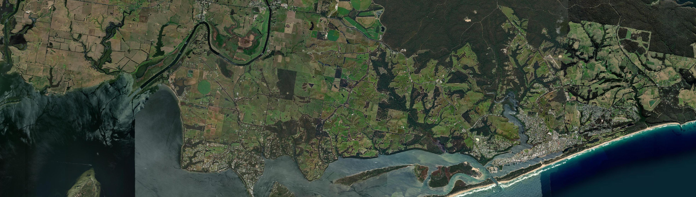 Aerial view of Nungurner, VIC
