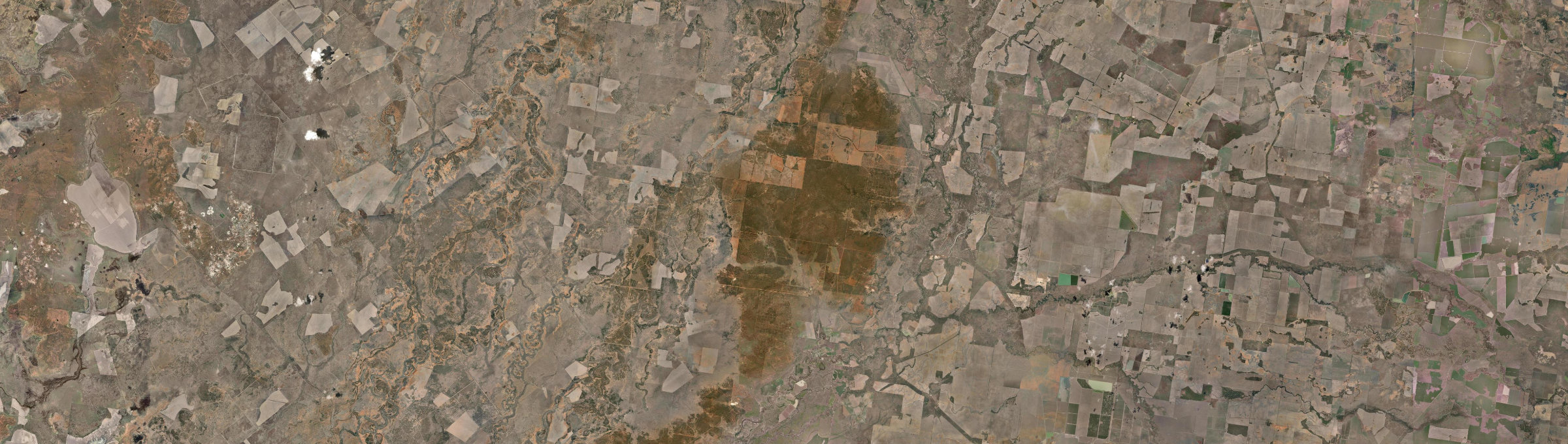 Aerial view of Collarenebri, NSW