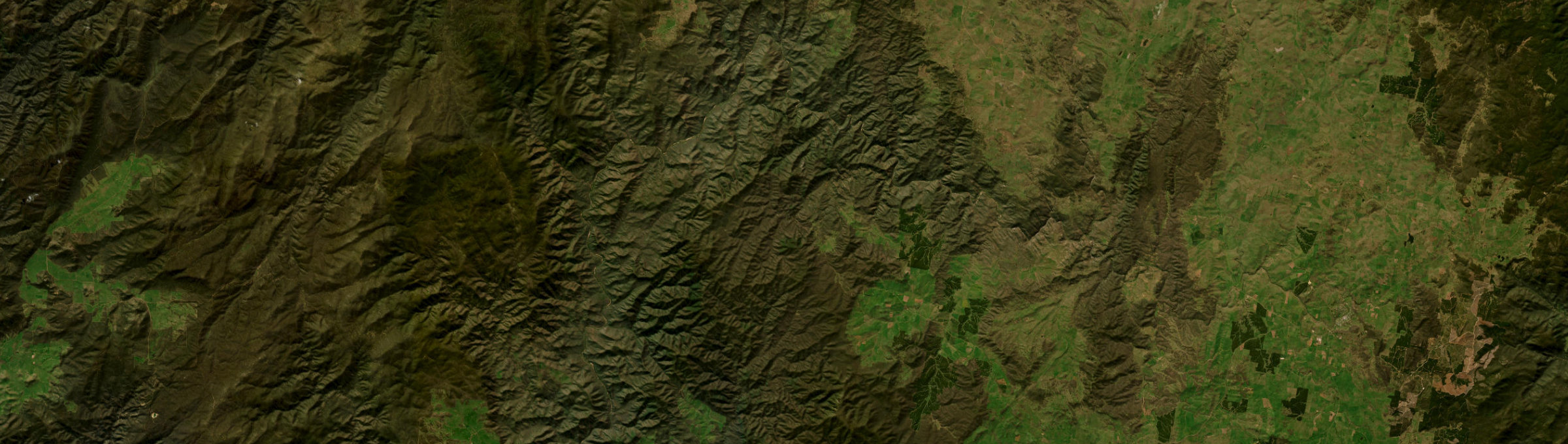 Aerial view of Byadbo Wilderness, NSW