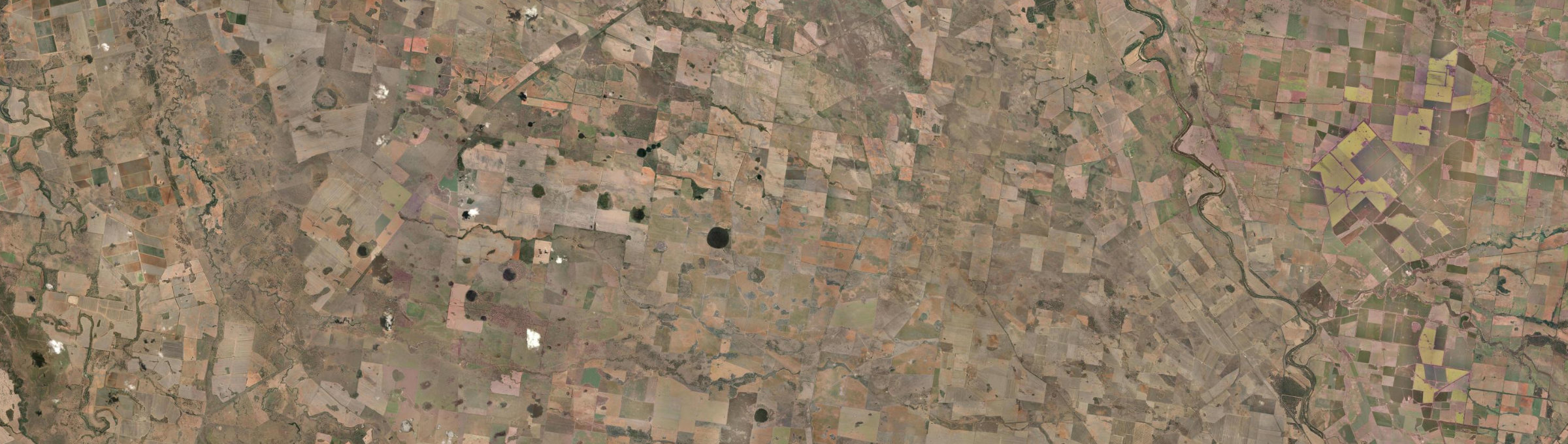 Aerial view of Merrigal, NSW