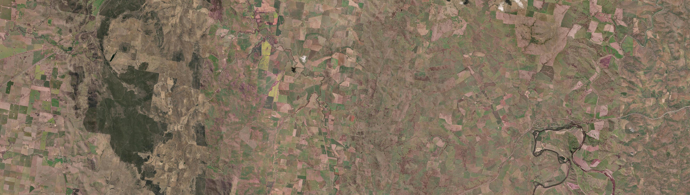Aerial view of Muttama, NSW