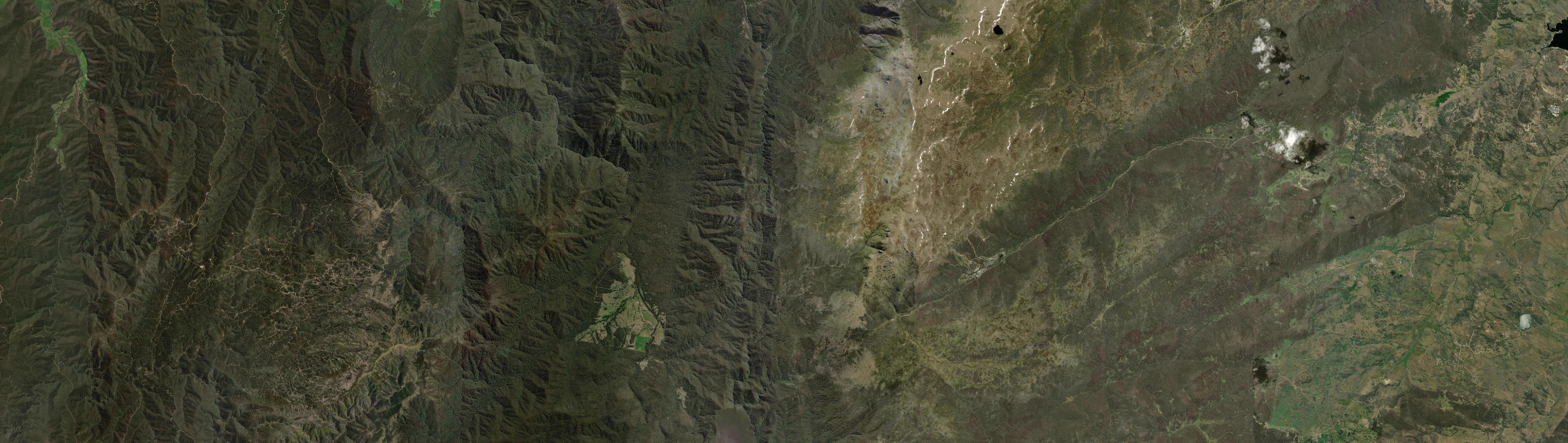 Aerial view of Kosciuszko, NSW